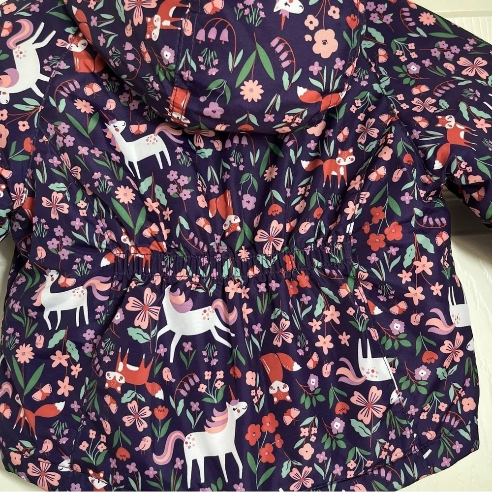 CHILDREN’S PLACE Unicorn Print Kids Snow Pants and Jacket Set Size 12-18 Months